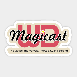 WD Magicast Logo back of shirt Sticker